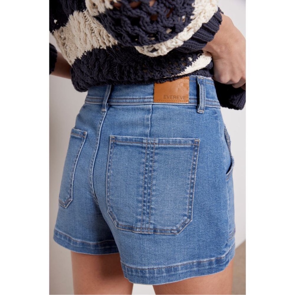 Evereve Jean Shorts Button Fly Size 28